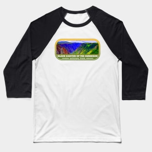 Black Canyon of the Gunnison National Park, America Baseball T-Shirt